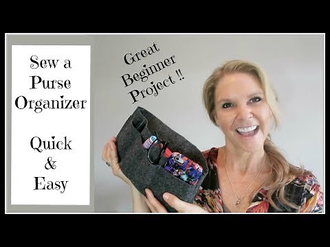 Sew an Easy DIY Purse Organizer for Beginners