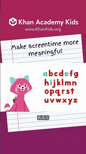 The Five Vowels | Learn with Khan Academy Kids