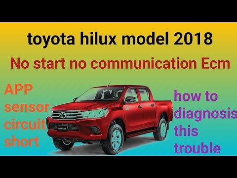 U0100 Toyota Code - Lost Communication with Engine Control Module/No communication No Start