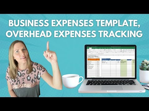 Business Expenses Template, Overhead Expenses Tracking