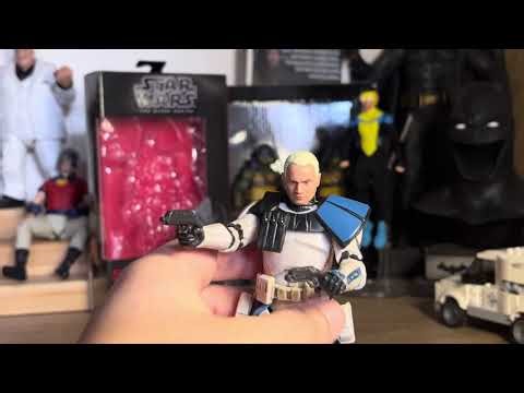 Clone Captain Rex, phase 2 armor, black series action figure review ￼