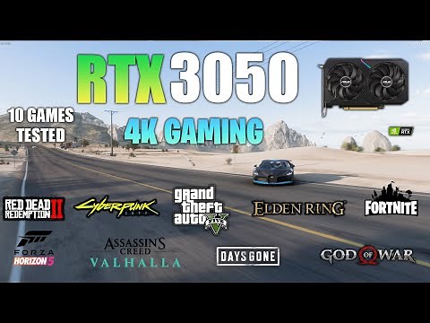 RTX 3050 4K Gaming : Test in 10 Games ft i5 12400F