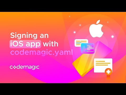 Signing iOS apps with code signing identities and codemagic.yaml