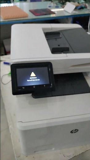 Error 59.F0 Turn Off Then Turn On Hp color laserjet Pro m477fdn #shorts