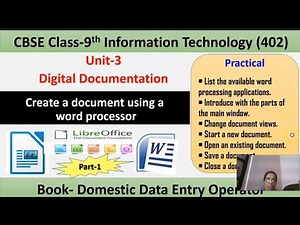 Digital Documentation Class 9th IT (402) #libreoffice #it402