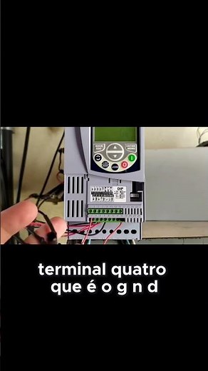 How to connect a potentiometer to a WEG CFW500 inverter