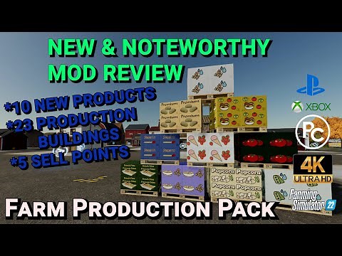 Farm Production Pack | Mod Review | Farming Simulator 22