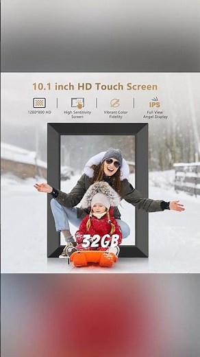 Capture & Share Memories with this Amazing Wi-Fi Digital Picture Frame! 🖼️✨