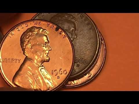 1960 Error Penny: Large Date, Small Date, Doubled D