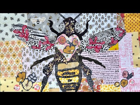 Bee Collage Laura Heine