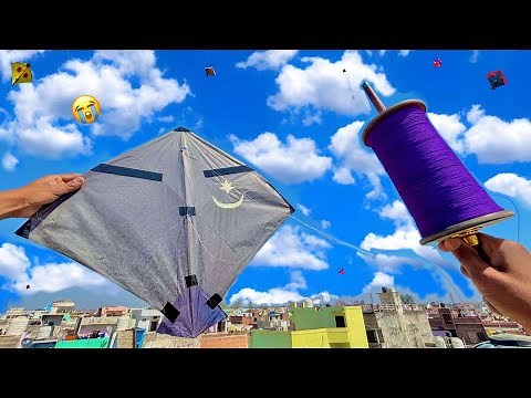 Star moon kite flying & kite Cutting Techniques | kite fighting | kite