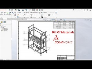 SolidWorks BOM Tutorial | Easy Guide to Insert Bill of Materials