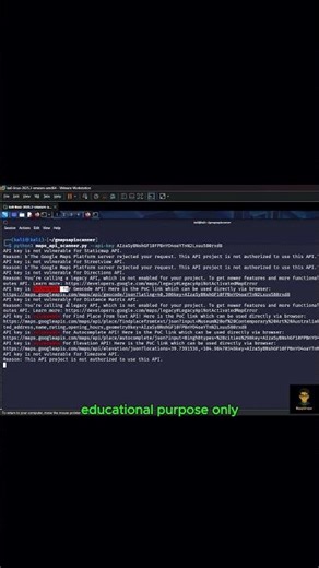 🚨 Exposed Google Maps API Key – A Serious Bug 🔐 #cybersecurity #bugbounty #apikeys #googleapi #cve