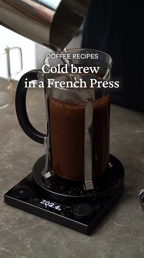 @Jamie T Coffee drops by to show us how to make cold brew in a french press #coldbrew #coffee #frenchpress #barista #recipe