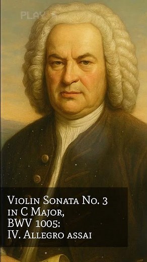 🔥 Bach – Allegro Assai | Virtuoso Violin Brilliance (BWV 1005) 🔥 #ClassicalMusic #Shorts