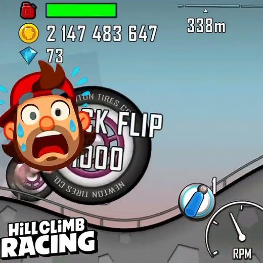 Power of HOT ROD 🔥 Hill Climb Racing #hillclimbracing #gaming #pramodhcr2