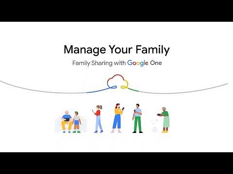How family sharing works with Google One
