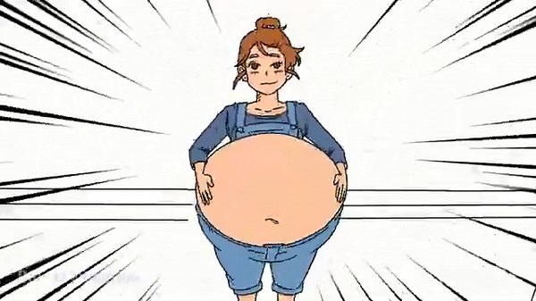 ✨ Magical Belly Growth Animation | Relaxing & Satisfying Transformation