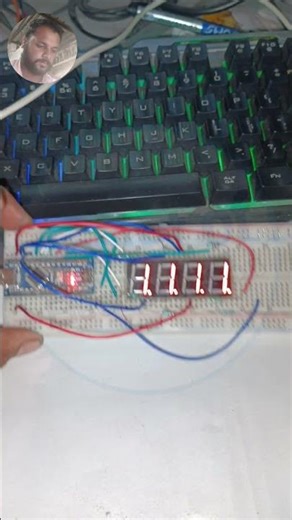 4 Digit 7 Segment Display with Arduino Nano Schematic and Code Testing Small Vlog