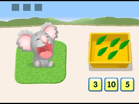 Counting to 20 Practice on Starfall - Feed the Animals
