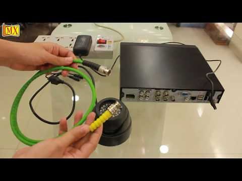 How to connect CCTV Camera's to the Monitor Using DVR