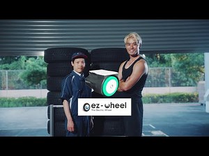 台車早押し対決！一般社員とタフガイが重量物満載の台車の早押し対決したらどちらが勝つか？