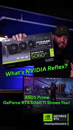 6.5K views · 38 reactions | What's the sauce to pinpont accuracy in games? Secret's out of the bag with ASUS Prime GeForce RTX™ 5060 Ti with NVIDIA Reflex. YouTube Link: https://youtu.be/brOFdzcZRco?si=HfwJvOtuntGI-PTe | ASUS | Facebook
