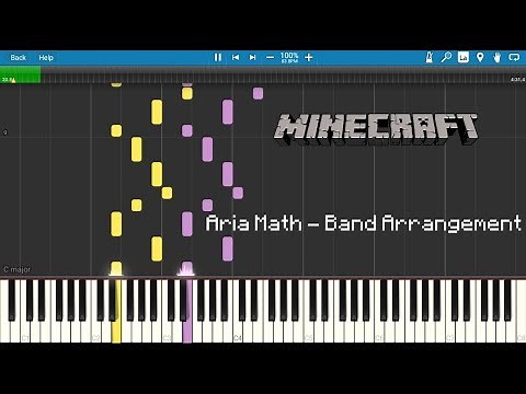 C418 - Aria Math // Synthesia | (+MIDI) | Electric Piano