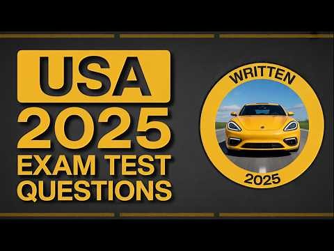 Driving Test 2025: Full Practice Test with Answers