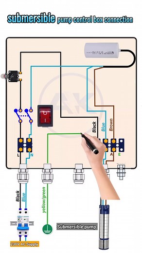 Submersible Pump Control Box Connection