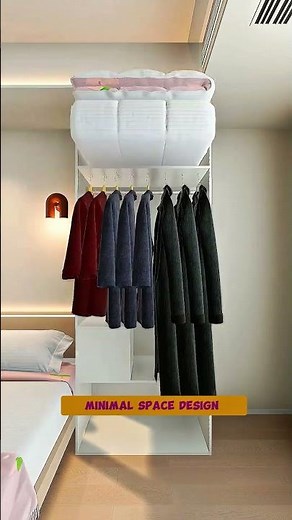 Small Bedroom Space-Saving Layout That Doubles Storage