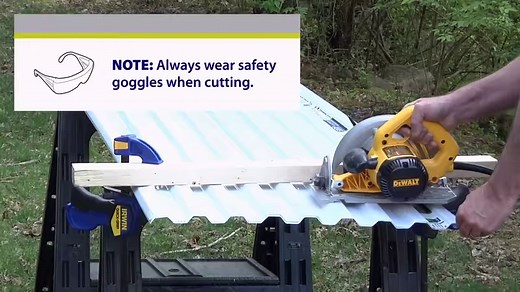 Learn the optimal technique and process for cutting SUNTUF DIY corrugated roofing panels! Ideal for patios, decks, pergolas, canopies, carports, greenhouses, and more! https://bit.ly/30AZxK1 | Palram Americas