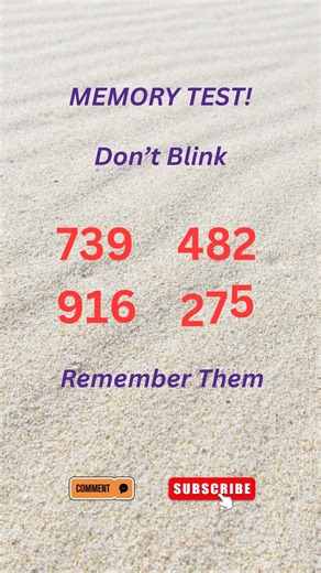 Test your memory in 5 seconds 🧠 | Visual Memory Challenge #shorts