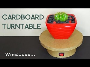 How to make a Turntable using Cardboard | DIY turntable