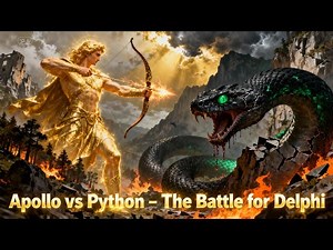 Apollo vs Python – The Battle for Delphi | Full Greek Mythology Story