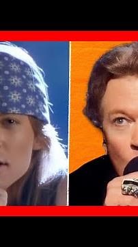 Guns N’Roses Axl Rose VOICE 🎤 Then and Now
