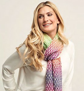 Fair Isle Scarf | Knitting Patterns | Let's Knit Magazine