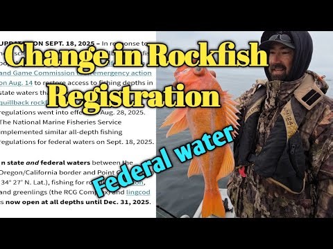 New Change in Rockfish Regulation for Federal water: Great day fishing with my brother.