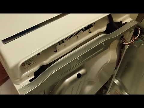 Removing Front Cover Whirlpool Cabrio Dryer WED8000DW4
