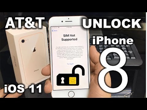 How To Unlock iPhone 8 from AT&T to any carrier