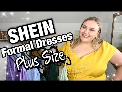 SHEIN FORMAL DRESSES | Plus Size Try On Fashion Haul