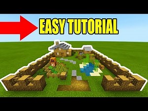 Minecraft Tutorial: How To Make A Easy Beginner Survival Base "With Everything You Need To Survive"