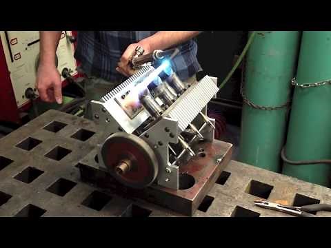 V6 Stirling Engine