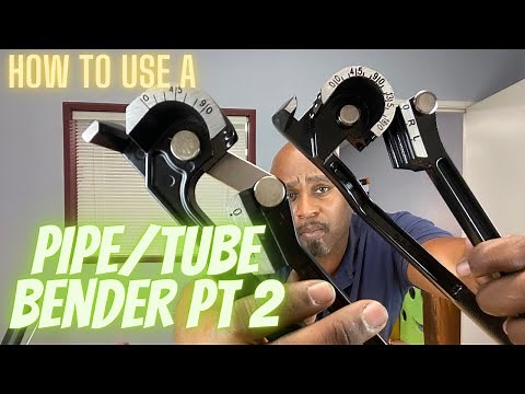 HOW TO USE A PIPE BENDER. - PART 2