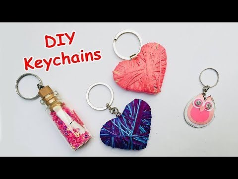 How To Make Cool key chains | DIY Easy And Cute Key rings Step By Step Tutorial | #14