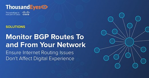 BGP Route Network Monitoring Solution
