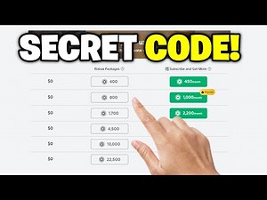 How To Turn 0 Robux into 100,000 ROBUX (Secret Robux Code)