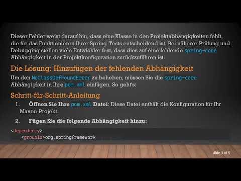 Behebung von java.lang.NoClassDefFoundError in Spring JUnit 5 Tests