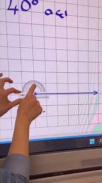 4th grade "Easy and practical way to draw angles with a protractor" topic explanation