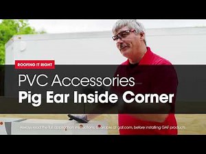 Installing a PVC Pig Ear Inside Corner | GAF EverGuard® | Roofing it Right with Dave & Wally by GAF